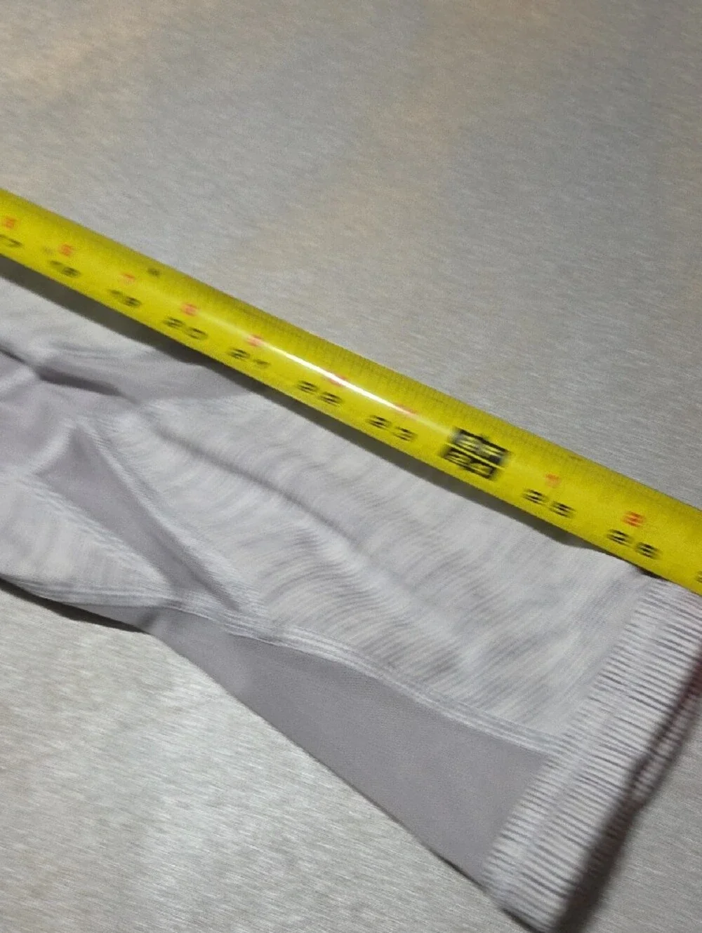 lululemon athletica Light Gray Heather Mesh-Panel Leggings